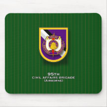 95th Civil Affairs Brigade - Airborne flash Mouse Pads