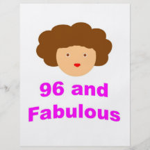 96 and Fabulous! Custom Flyer