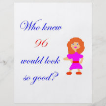 96 Looks so good Custom Flyer