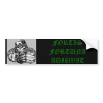 986692592_l, FORTIS FORTUNA ADIUVAT Bumper Stickers