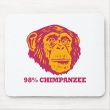 98% Chimpanzee Mousepads
