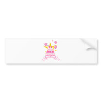 98 Year Old Birthday Cake Bumper Sticker