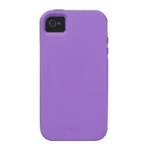 9966CC Solid Colour Purple Background iPhone Case Case-Mate iPhone 4 Case
