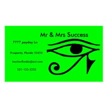 999580-155 - Copy, Mr & Mrs Success, 7777 payda... Business Card Template