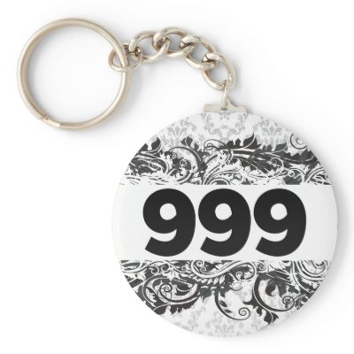 999 KEYCHAIN by AreaCodes