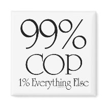99% Cop Fridge Magnets