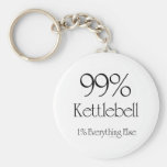 99% Kettlebell Key Chains