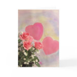 99  Miracle  Hearts and Flowers. Greeting Card