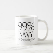 99% Navy Coffee Mugs