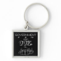 99% occupy wall street movement key chains