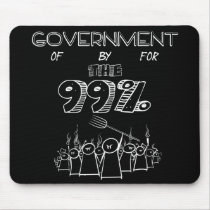 99% occupy wall street movement mouse pad