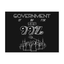 99% occupy wall street movement postcards