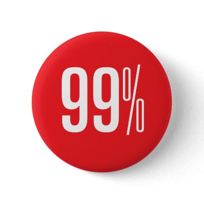 99% Red Button by OccupyStore