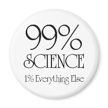 99% Science Refrigerator Magnet