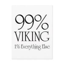 99% Viking Postcard