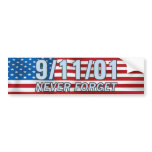 9 / 11 / 01 Bumper Sticker bumper stickers