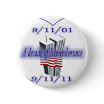 9-11 10th Anniversary Remembrance Pins