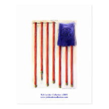 9/11 American Flag Firefighter Tribute Postcards