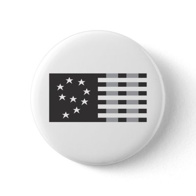 9-11 Commemorative Logo Black and White Pin by Headsleeve