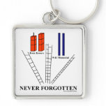 9/11 Commemorative Never Forgotten Key Chains