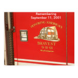9-11 Firemen Postcard