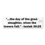 9/11 in the Bible Bumper Stickers