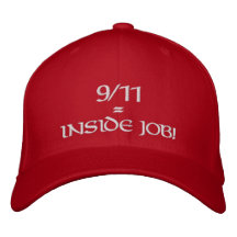 9/11 Inside Job Red Hat Embroidered Hat