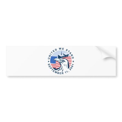 9/11 memorial american eagle flag twin towers by patrimonio