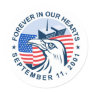 9/11 memorial american eagle flag twin towers