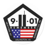9 11 Never Forget, Always Remember Stickers