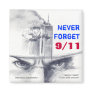 9/11 "Never Forget" magnet
