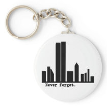 9-11 Never Forget NY Skyline Tshirts, Buttons Key Chain