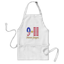 9-11 Never Forget Products Apron