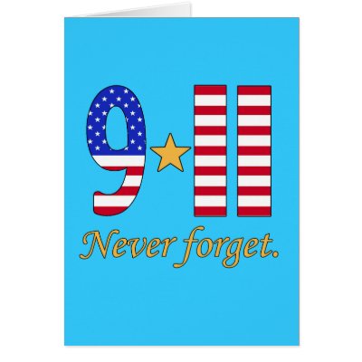 9-11 Never Forget Products Greeting Cards by PatriotUSA