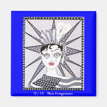 9 / 11  Not Forgotten Refrigerator Magnets