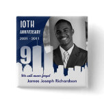 9/11 September 11th - 10th Anniversary Photo Pin buttons