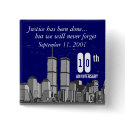 9-11 Tenth Anniversary buttons