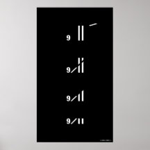9/11 Tribute (black) Posters