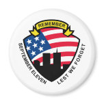9-11 World Trade Centre American Flag Shield