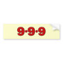 9-9-9: September 9th, 2009 Bumper Stickers