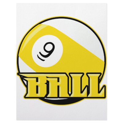 9 Ball Personalized Letterhead by boltzdesignz