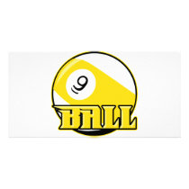 9 Ball Photo Card
