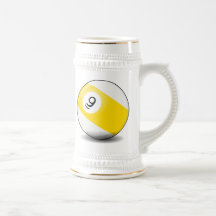 9 Ball Pool Coffee Mugs