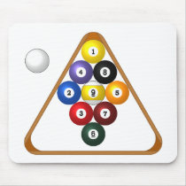 9-ball Rack mousepad