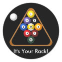 9-ball Rack stickers