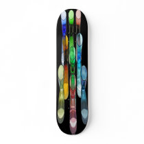 9 Coloured Cocktail Shot Glasses -Black Back