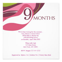 9 Months Invite