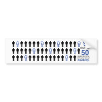 9 out of 50 Bumper Sticker