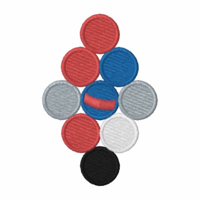 9 Pool Balls Polo Shirt by ZazzleEmbroidery