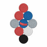 9 Pool Balls embroidered shirts